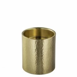 Bestes Angebot ✨ Fink Living Fink SOBRIO Stumpenhalter - Ø 10 Cm - Höhe 11 Cm - Goldfarben ?