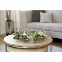 Am billigsten ? Fink Living Fink HOMMAGE Kerzenleuchter 4-flammig - Ø 47 Cm - Höhe 8 Cm - Silberfarben ❤️ -Applicata-shop unnamed file 787