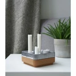 Beste Bewertungen von ? Born In Sweden Stumpastaken Fyran Kerzenhalter - Höhe 4 Cm - Tiefe 16 Cm - Länge 16 Cm - Aluminium Matt ? -Applicata-shop unnamed file 814