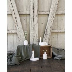 Rabatt ? Storefactory LINDE Kerzenhalter - Ø 16 Cm - Höhe 11 Cm - White ⭐ -Applicata-shop unnamed file 863
