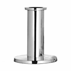 Schlussverkauf ? Fink Living Fink Strato Kerzenhalter - H: 12 Cm - Vernickelt / Silberfarben ⭐