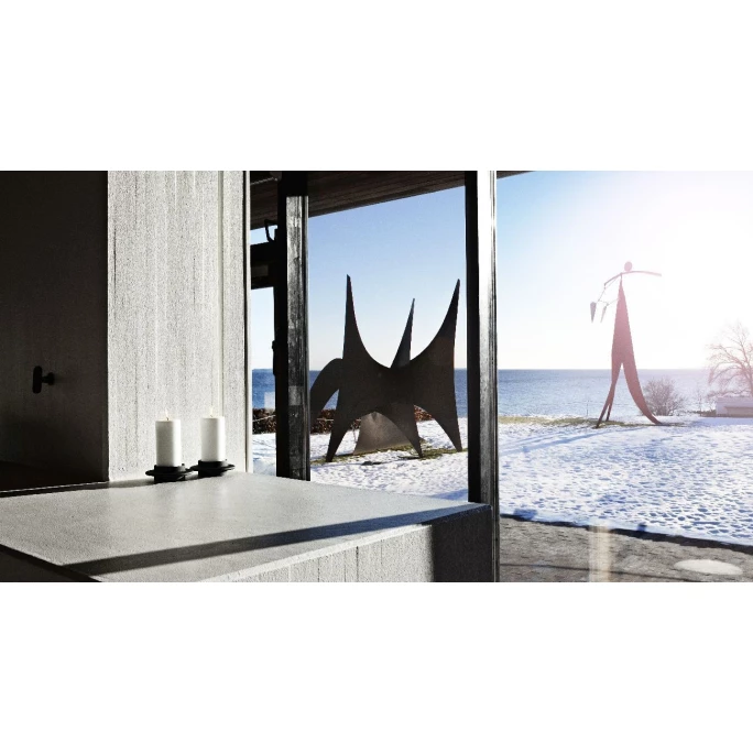 Großhandel ? Normann Copenhagen Heima Kerzenhalter - Höhe 4,3 Cm - Ø 13 Cm - Black ? 4 Großhandel ? Normann Copenhagen Heima Kerzenhalter - Höhe 4,3 Cm - Ø 13 Cm - Black ? – Bild 4