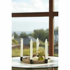 Coupon ❤️ Applicata Luna MAXI Kerzenhalter - ø 33 Cm - Höhe 3,7 Cm - Oak/black ⌛ -Applicata-shop unnamed file 93