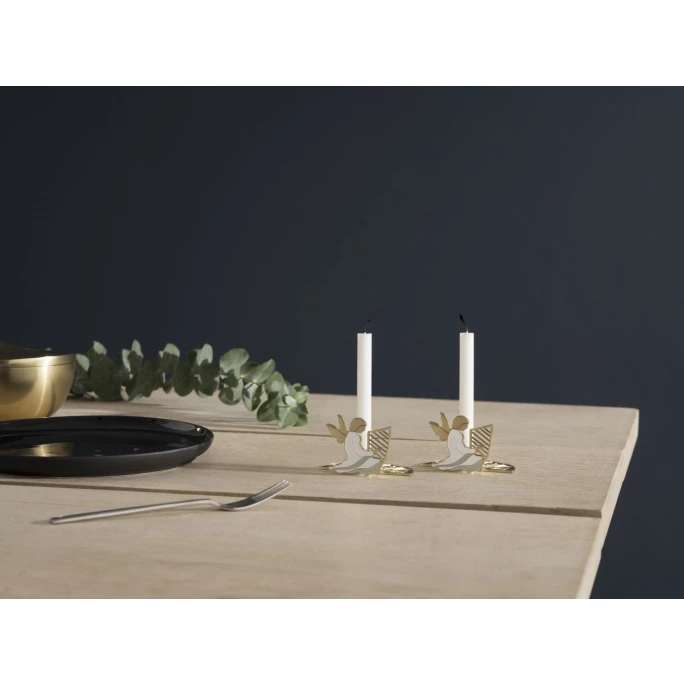 Bestes Angebot ? Stelton While Waiting Kerzenhalter - B 8,0 X H 5,5 X T 5,5 Cm - Messing-light Grey ❤️ 2 Bestes Angebot ? Stelton While Waiting Kerzenhalter - B 8,0 X H 5,5 X T 5,5 Cm - Messing-light Grey ❤️ – Bild 2