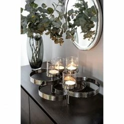 Bestes Angebot ? Fink Living Fink MIRAGE 4-flammiger Leuchter - 50x36x19 Cm - Edelstahl ? -Applicata-shop unnamed file 984